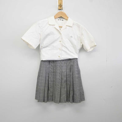 【中古】東京都 鷗友学園女子中学高等学校 女子制服 4点 (シャツ・スカート) sf039987