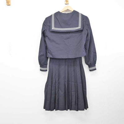 【中古】東京都 豊島岡女子学園高等学校 女子制服 4点 (セーラー服・ニット・スカート) sf039993