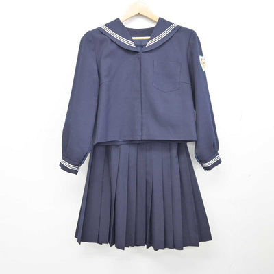 【中古】青森県 弘前市立第四中学校 女子制服 2点 (セーラー服・スカート) sf039997