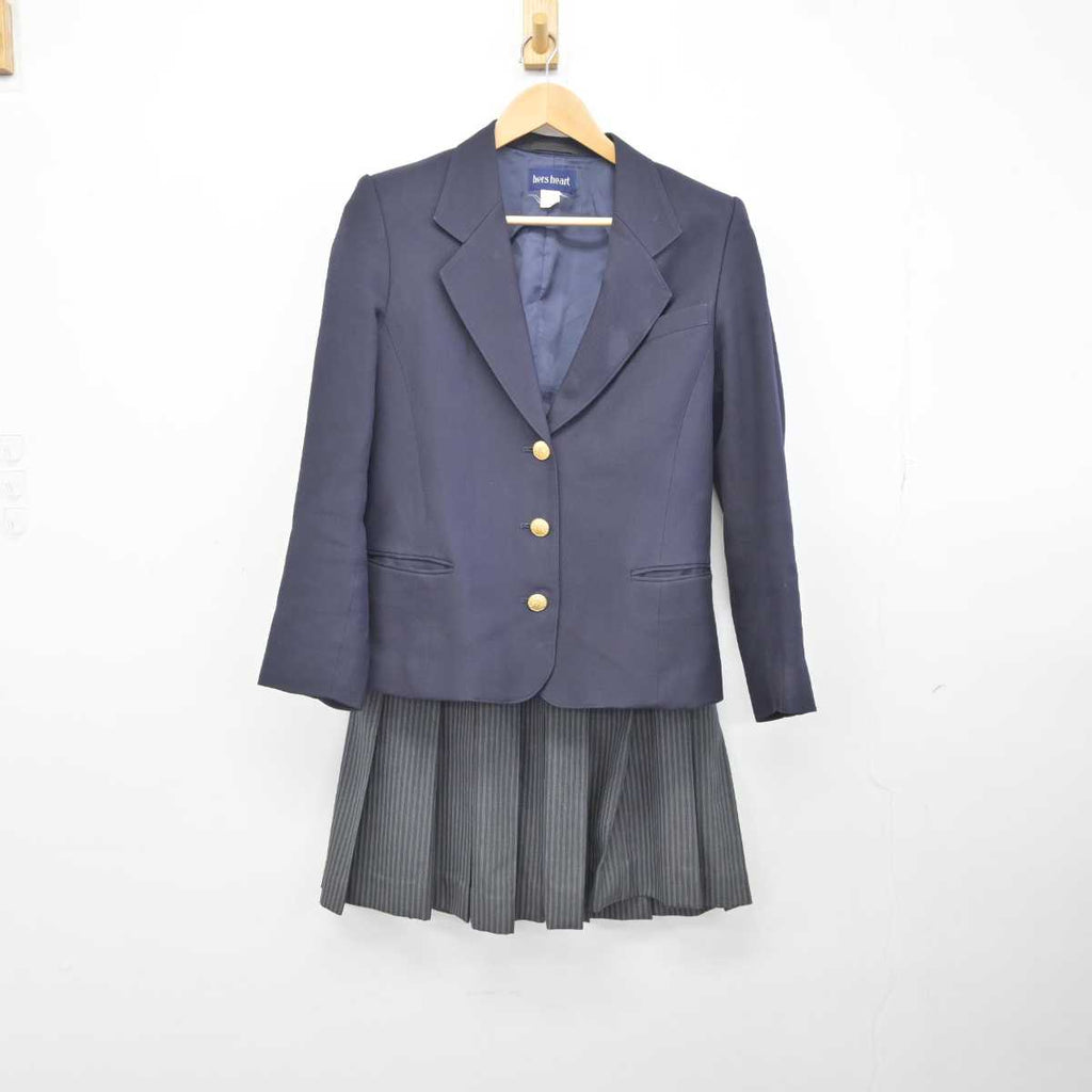 【中古】青森県 尾上総合高等学校 女子制服 2点 (ブレザー・スカート) sf040000