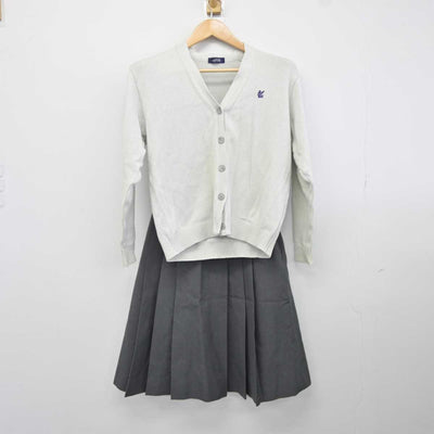 【中古】兵庫県 関西学院高等部 女子制服 3点 (ブレザー・ニット・スカート) sf040002