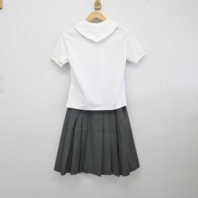 【中古】兵庫県 関西学院高等部 女子制服 2点 (シャツ・スカート) sf040003