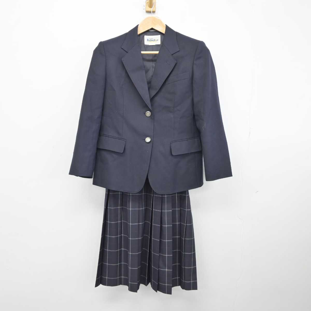 【中古】東京都 東綾瀬中学校 女子制服 4点 (ブレザー・スカート) sf040025