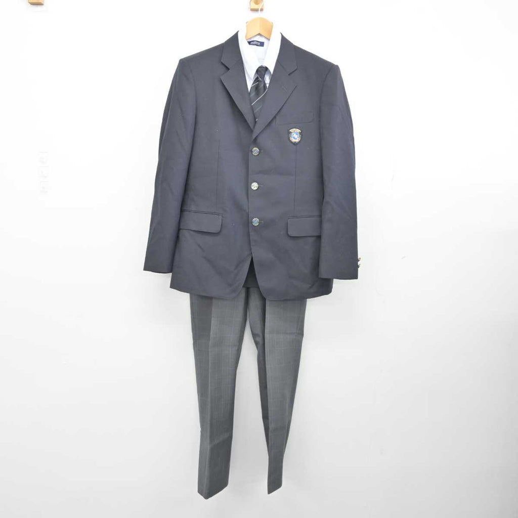 【中古】大阪府 枚方なぎさ高等学校 男子制服 5点 (ブレザー・シャツ・ズボン) sf040030 | 中古制服通販パレイド