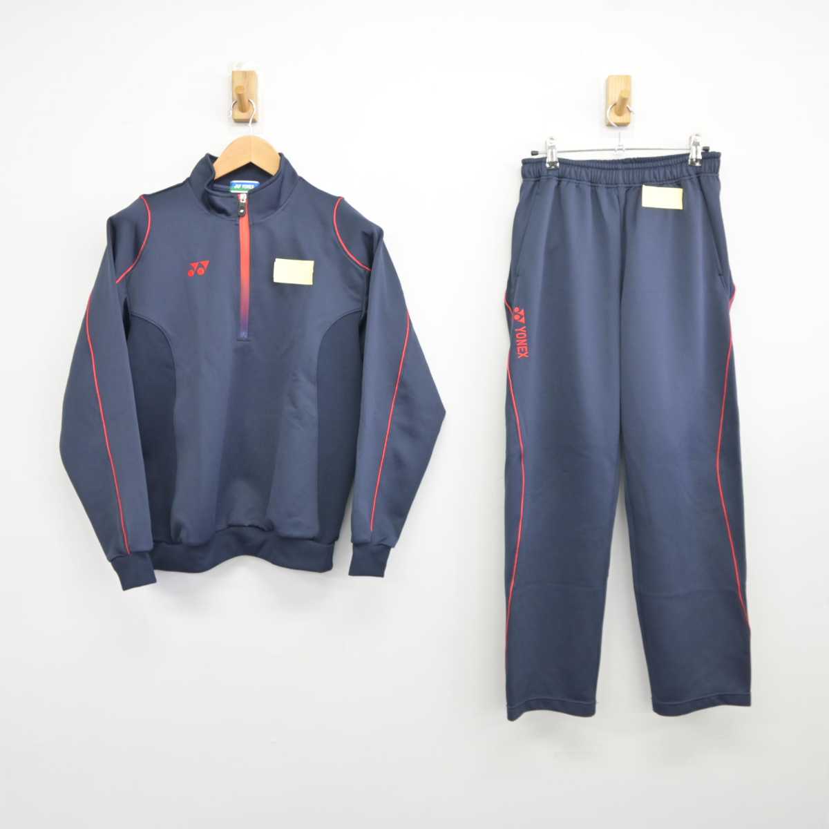 【中古】大阪府 門真西高等学校 女子制服 2点 (ジャージ 上・ジャージ 下) sf040040