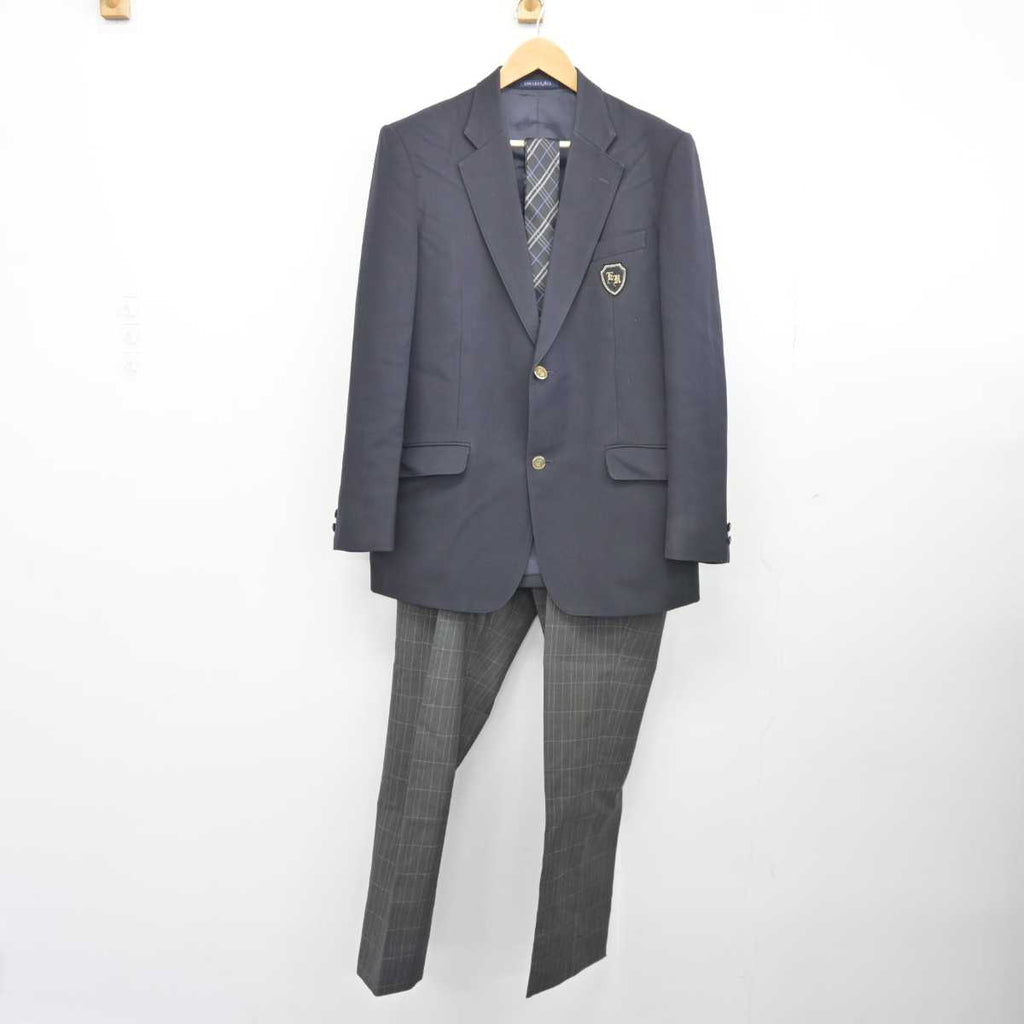 【中古】埼玉県 叡明高等学校 男子制服 4点 (ブレザー・ズボン) sf040042 | 中古制服通販パレイド