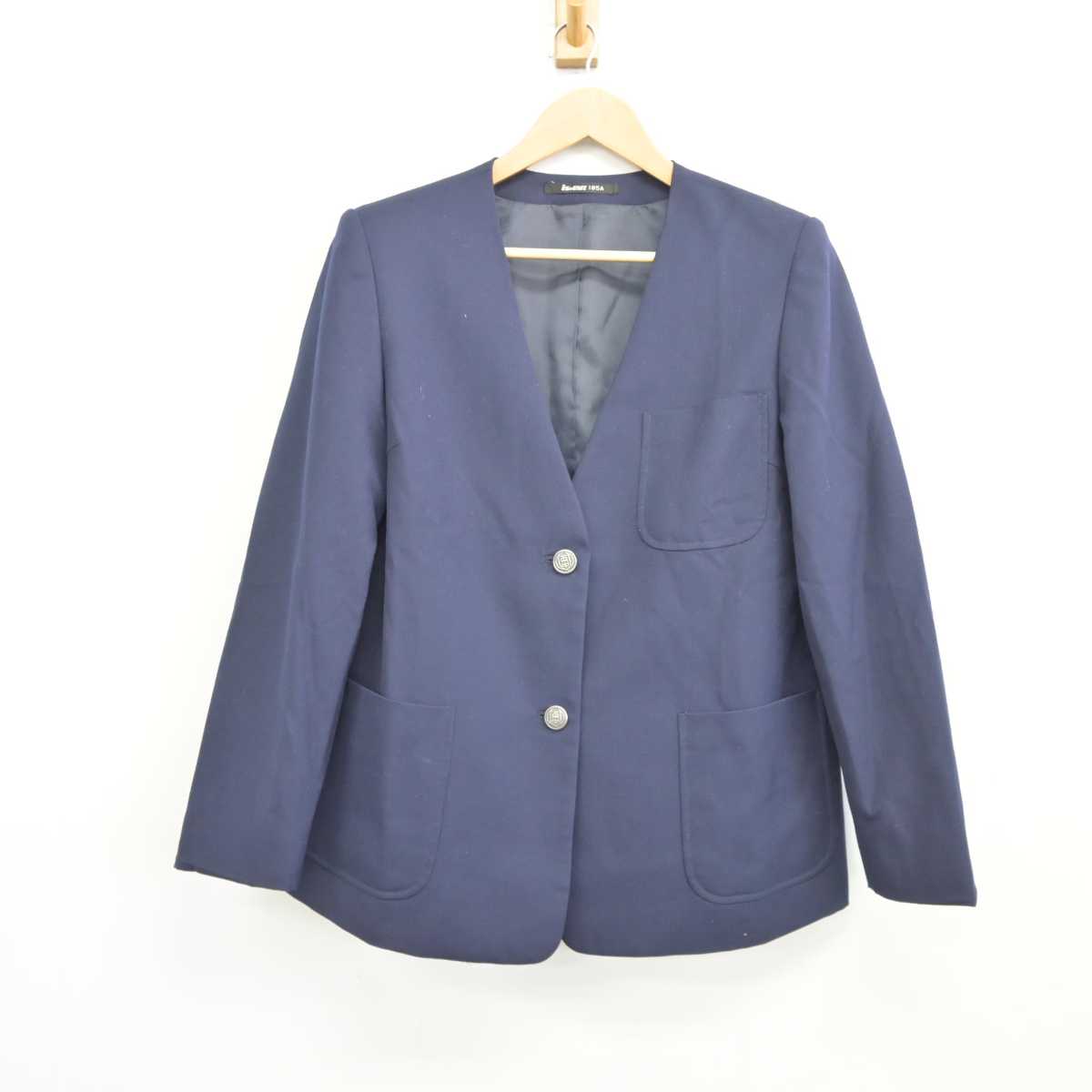 【中古】埼玉県 草加市立両新田中学校 女子制服 2点 (ブレザー・スカート) sf040047