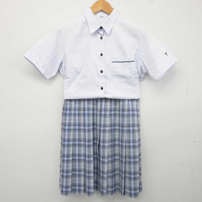 【中古】千葉県 東海大付属浦安高等学校 女子制服 2点 (シャツ・スカート) sf040055