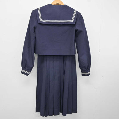 【中古】熊本県 大津高等学校 女子制服 2点 (セーラー服・ジャンパースカート) sf040059