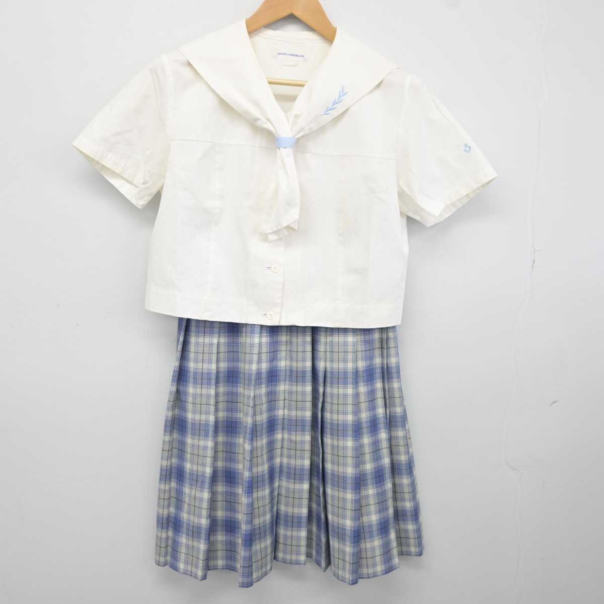 【中古】愛知県 私立名城大学付属高等学校 女子制服 2点 (セーラー服・スカート) sf040067