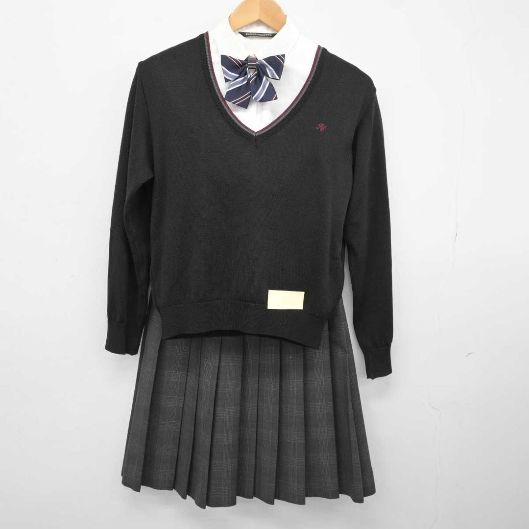 中古】富山県 高岡商業高等学校 女子制服 5点 (ブレザー・ニット・シャツ・スカート) sf040072 | 中古制服通販パレイド