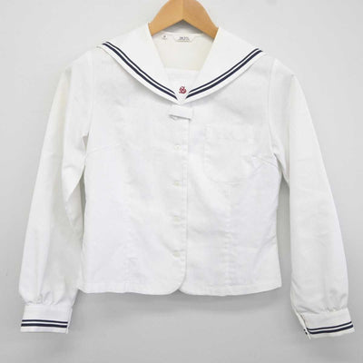 【中古】富山県 庄西中学校 女子制服 2点 (セーラー服・セーラー服) sf040077