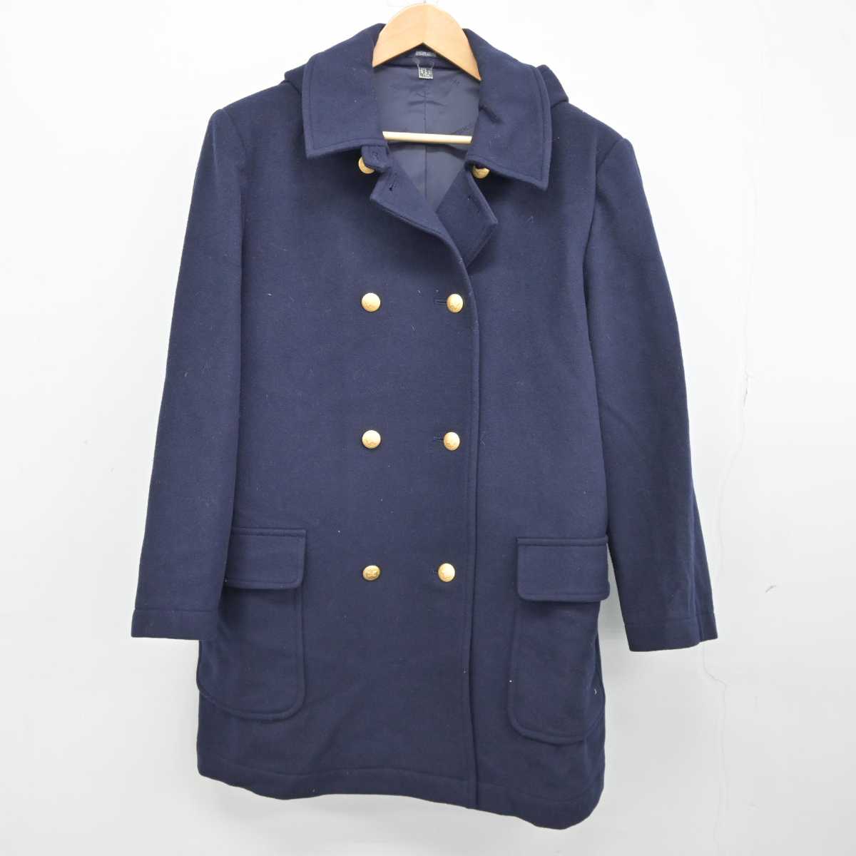 【中古】岡山県 就実高等学校 女子制服 1点 (コート) sf040089