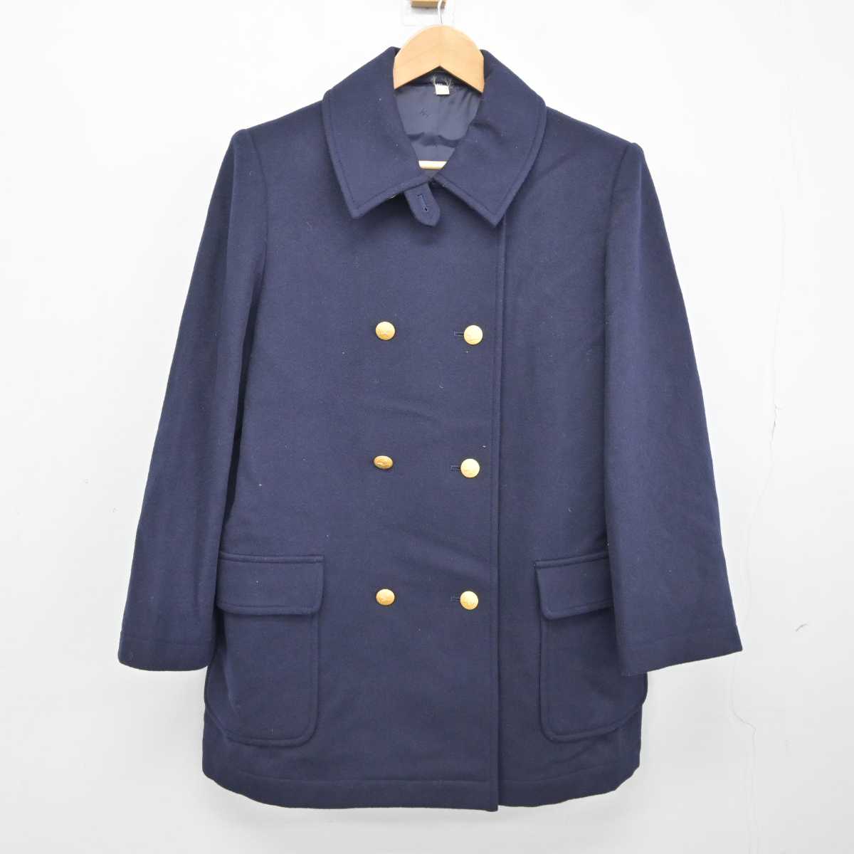 【中古】岡山県 就実高等学校 女子制服 1点 (コート) sf040090