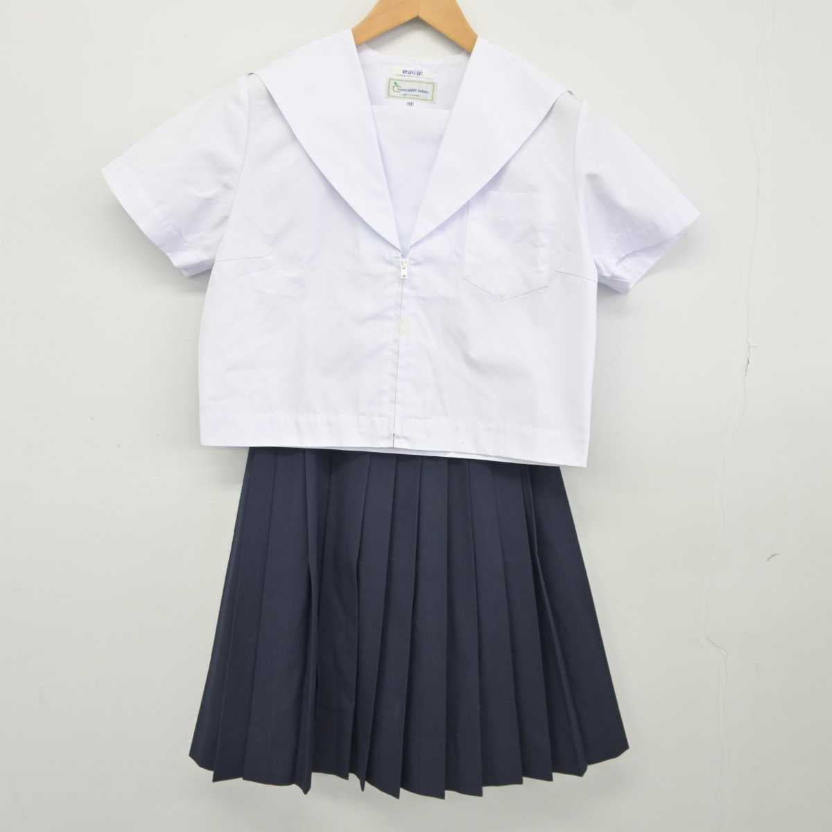 【中古】愛知県 川名中学校 女子制服 2点 (スカート・スカート) sf040092