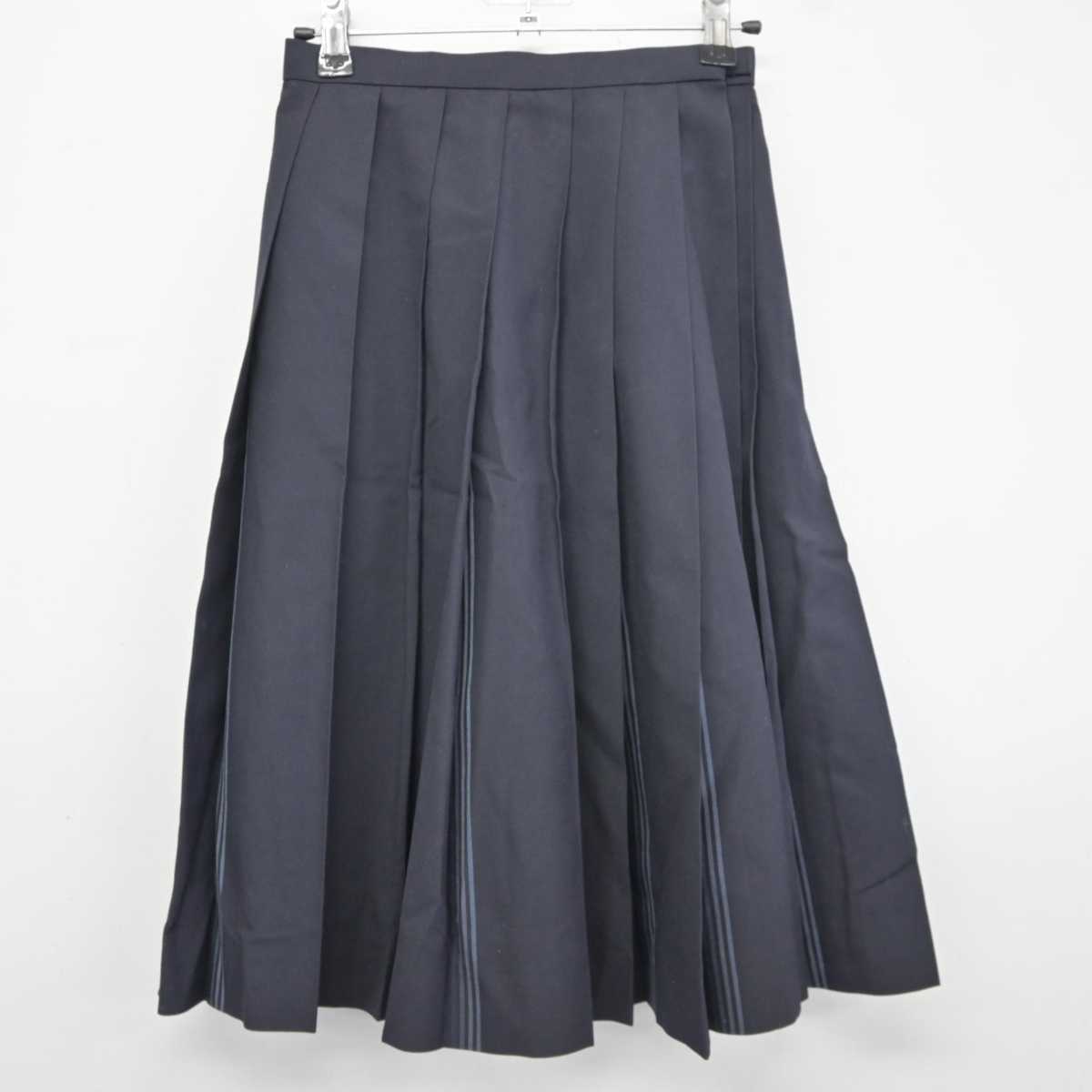 【中古】福岡県 中村学園女子高等学校 女子制服 2点 (シャツ・スカート) sf040095