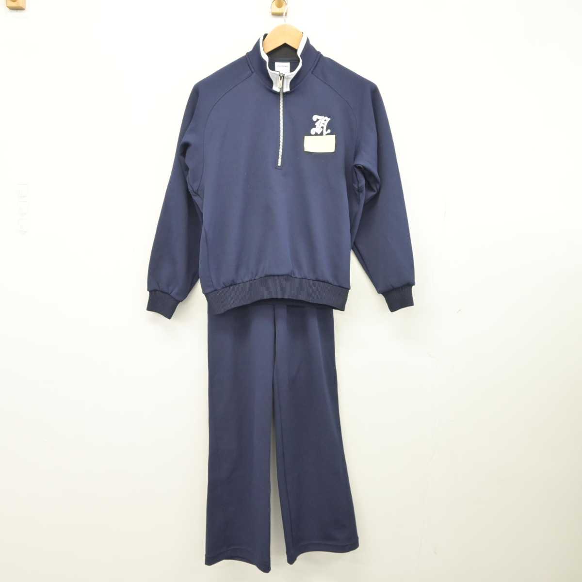 【中古】福岡県 中村学園女子高等学校 女子制服 3点 (ジャージ 上・体操服 上・ジャージ 下) sf040099