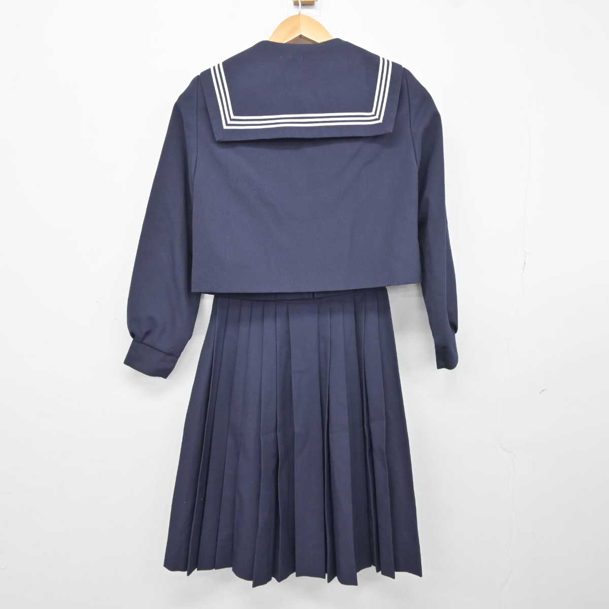 【中古】愛知県 川名中学校 女子制服 3点 (セーラー服・スカート) sf040104