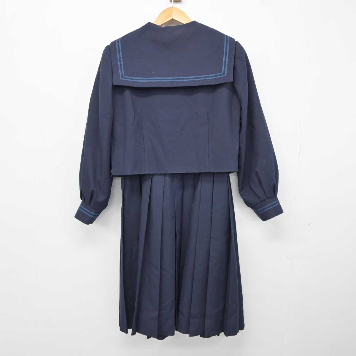 【中古】埼玉県 光陽中学校 女子制服 3点 (セーラー服・ジャンパースカート) sf040126