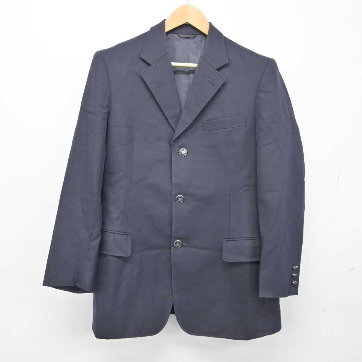 【中古】和歌山県 串本古座高等学校 男子制服 4点 (ブレザー・シャツ・ズボン) sf040129