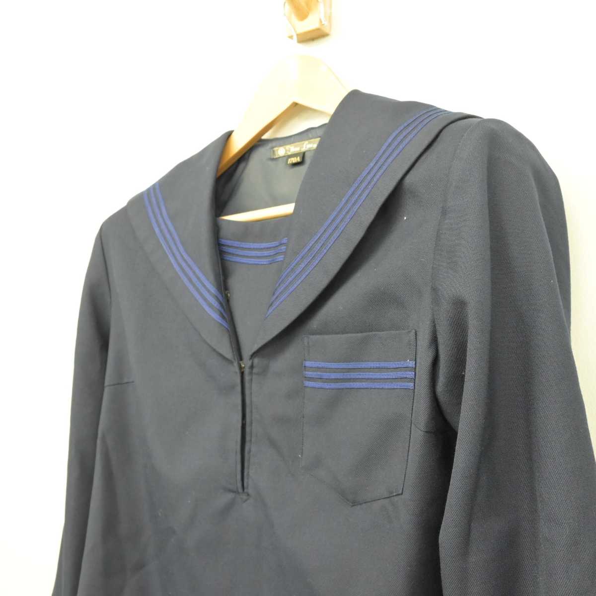 【中古】和歌山県 宇久井中学校 女子制服 1点 (セーラー服) sf040133