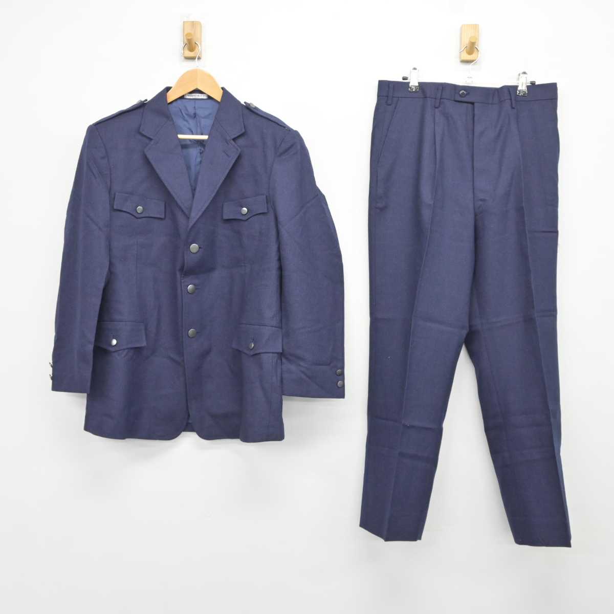 【中古】 高速道路料金所 日本道路公団 男子制服 2点 (ジャケット・ズボン) sf040138