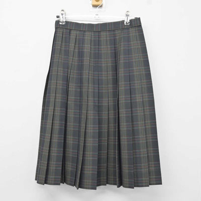 【中古】北海道 伏見中学校 女子制服 5点 (ブレザー・シャツ・ベスト・スカート) sf040144