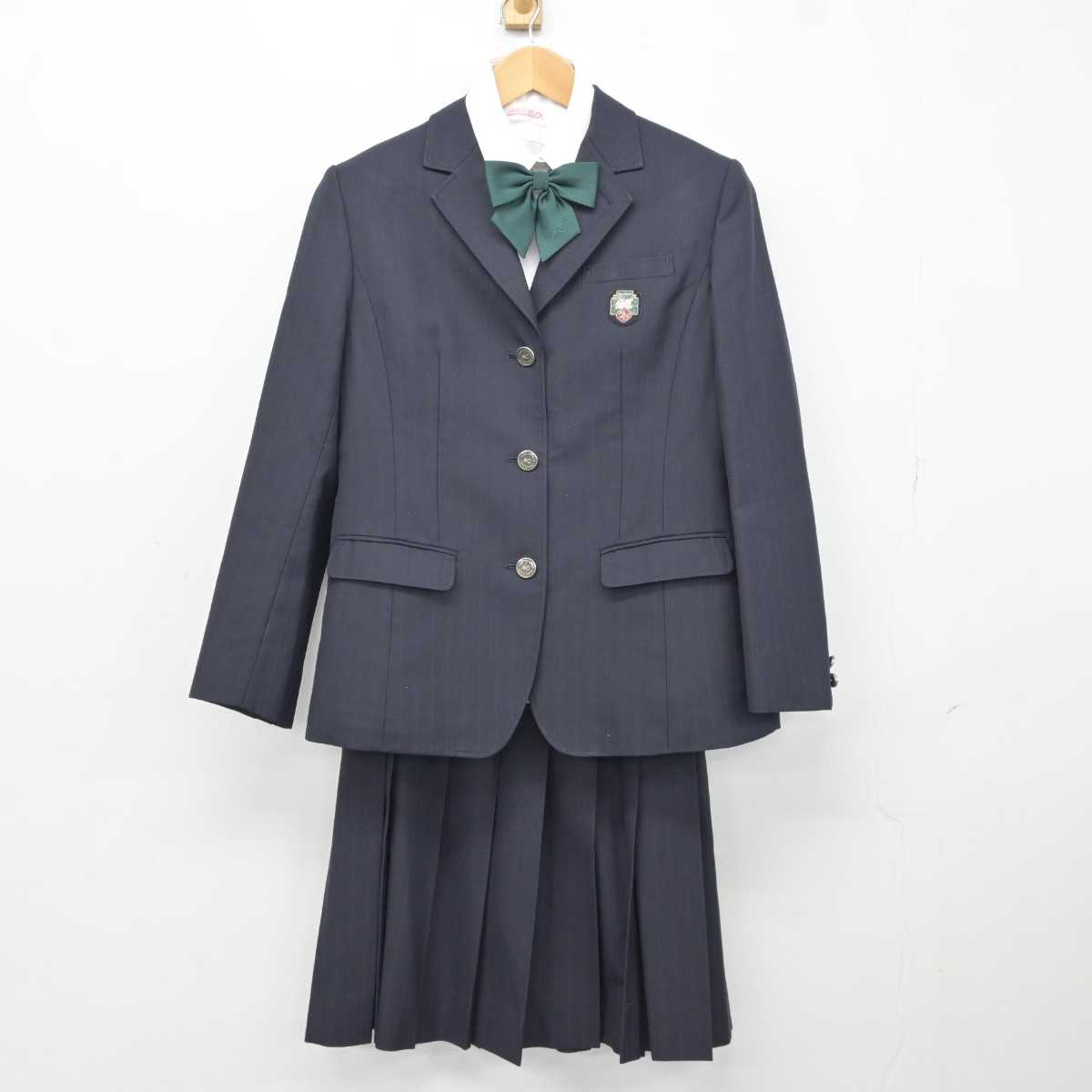 【中古】北海道 北海道札幌月寒高等学校 女子制服 5点 (ブレザー・シャツ・スカート) sf040145