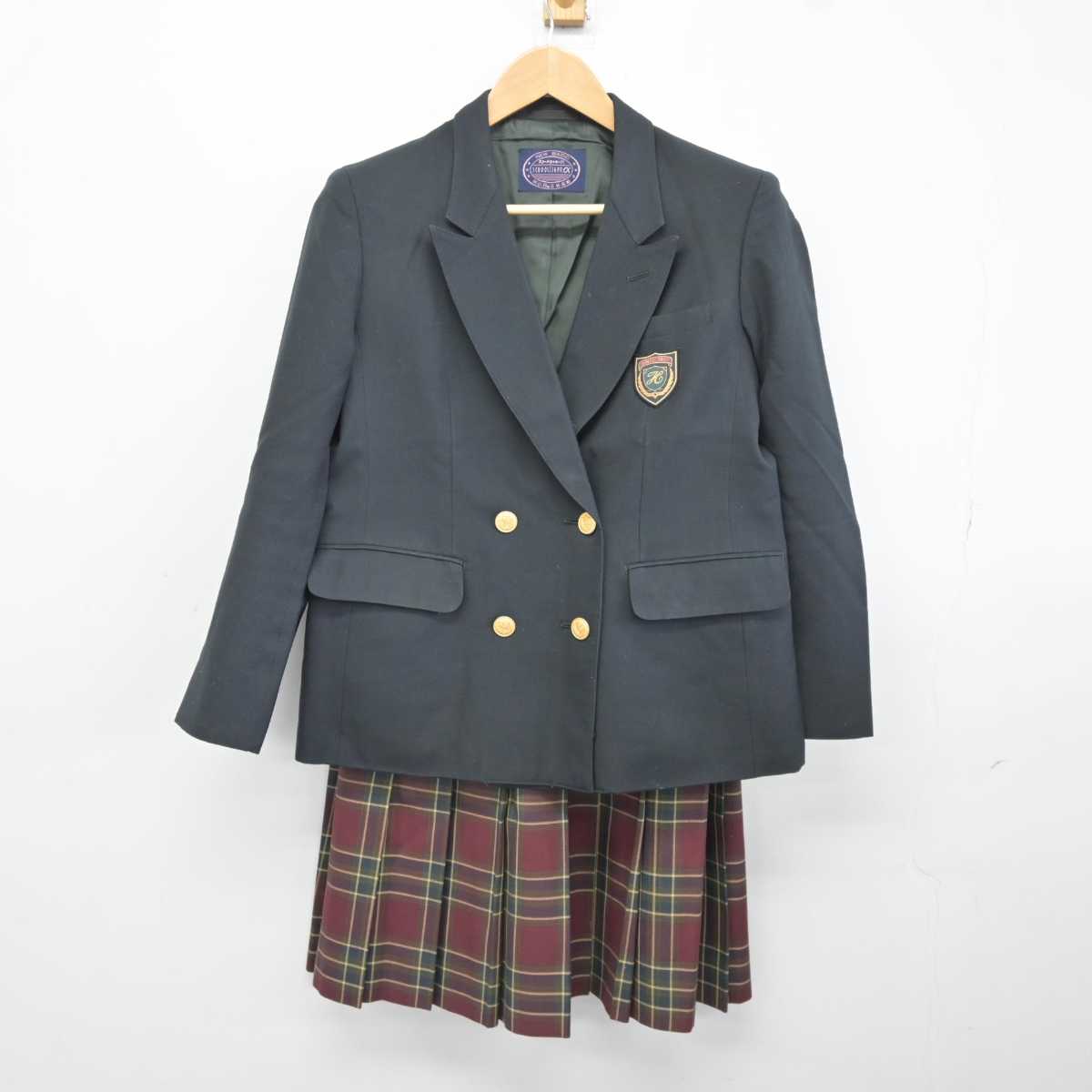 【中古】大阪府 日根野高等学校 女子制服 4点 (ブレザー・スカート・スカート) sf040155