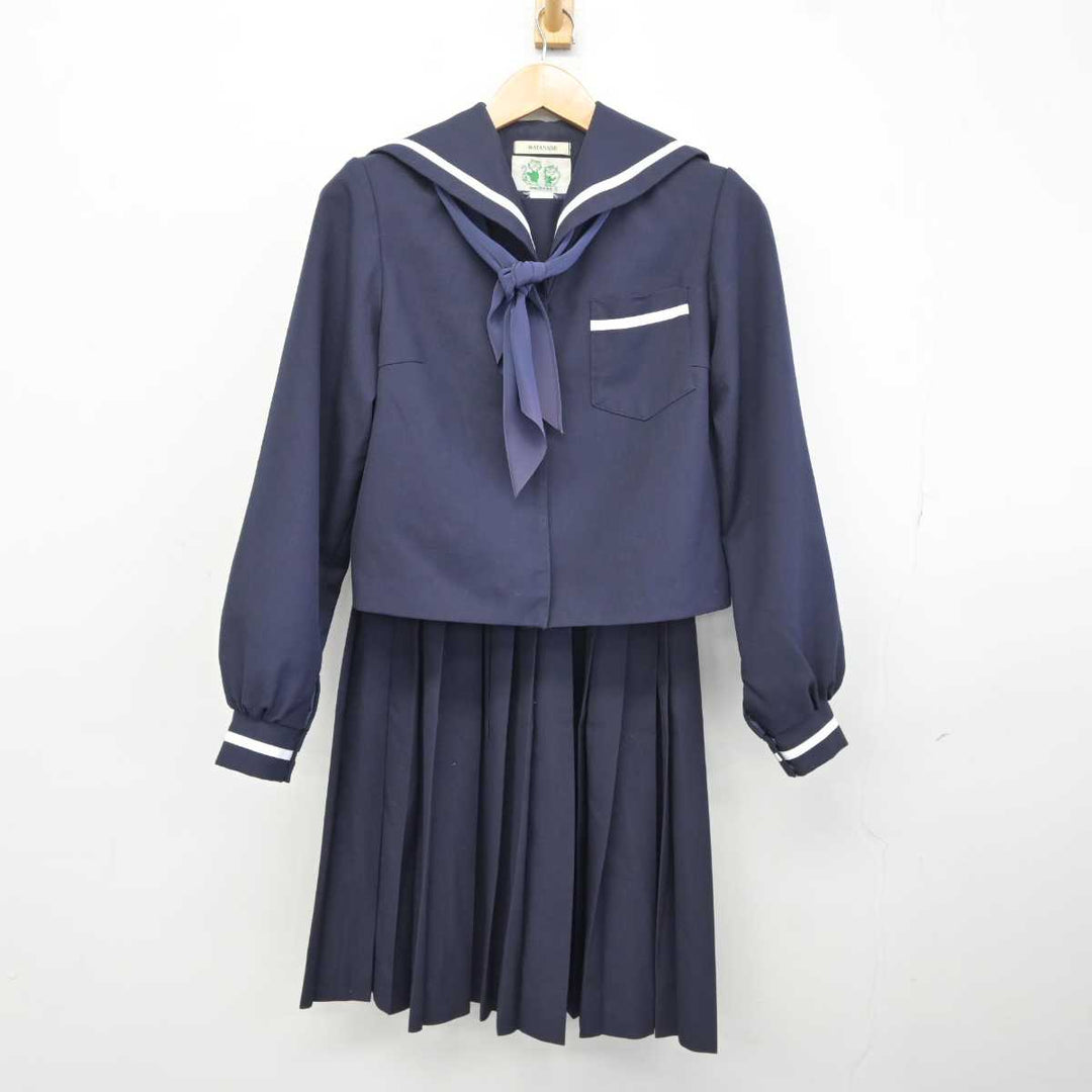 【中古】静岡県 磐田南高等学校 女子制服 3点 (セーラー服・スカート) sf040167