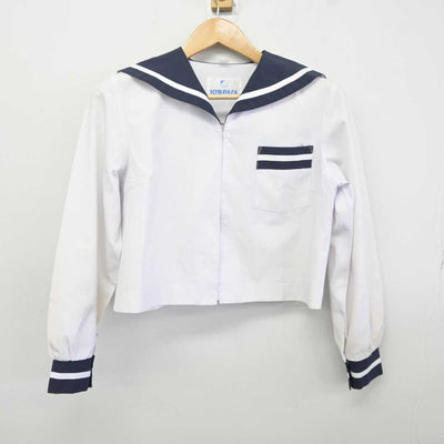 【中古】静岡県 磐田南高等学校 女子制服 2点 (セーラー服・スカート) sf040169