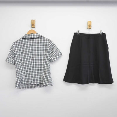 【中古】 事務服 女子制服 2点 (シャツ・スカート) sf040180