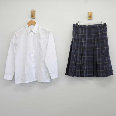 【中古】東京都 青梅総合高等学校 女子制服 6点 (ブレザー・ニット・シャツ・スカート) sf040198