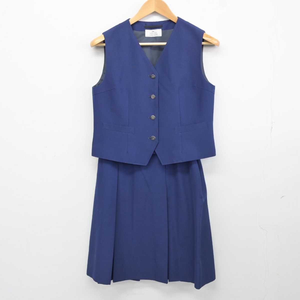 【中古】神奈川県 海老名市立有馬中学校 女子制服 2点 (ベスト・スカート) sf040227