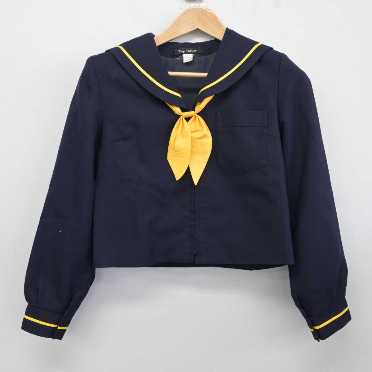 【中古】青森県 弘前市立第一中学校 女子制服 3点 (セーラー服・スカート) sf040230