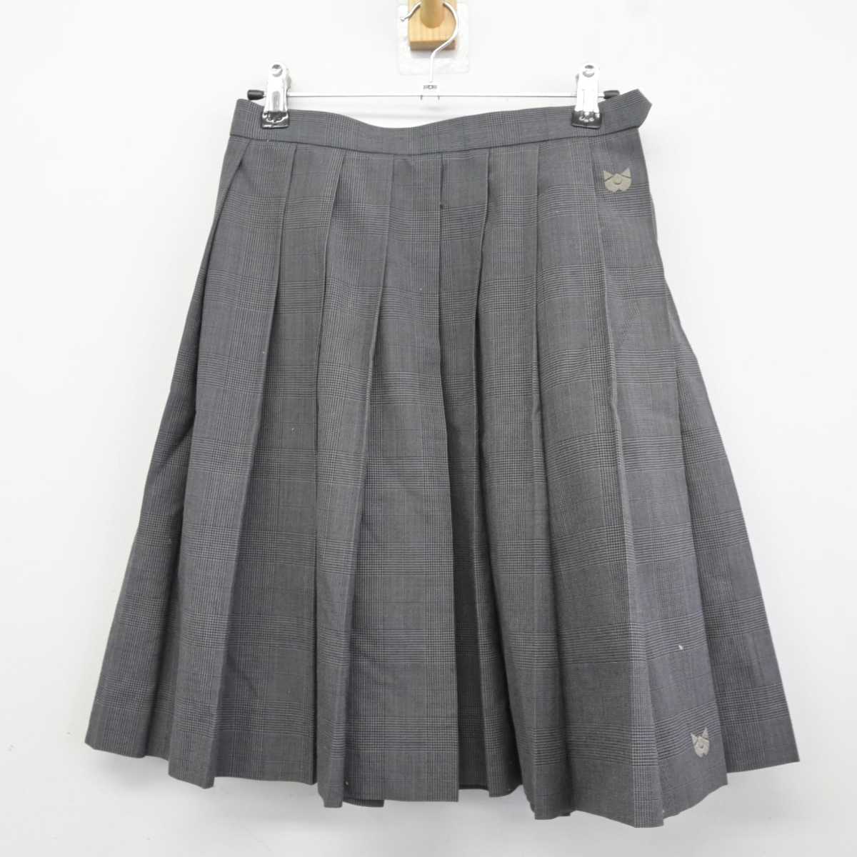 【中古】京都府 洛北中学校 女子制服 2点 (ニット・スカート) sf040233