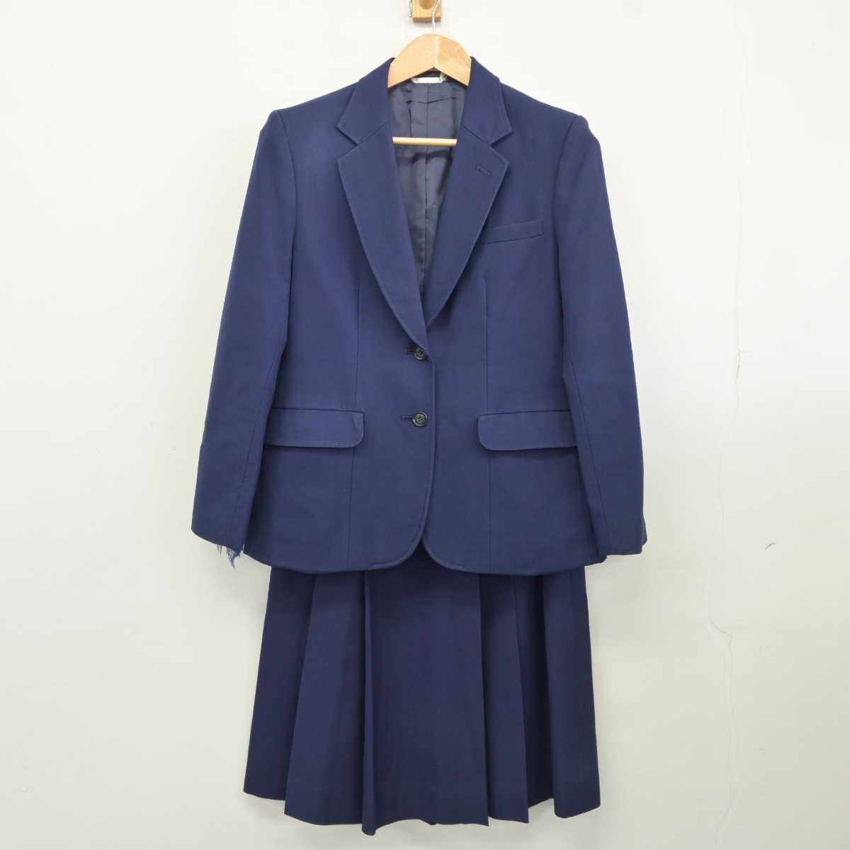 【中古】埼玉県 大宮光陵高等学校 女子制服 3点 (ブレザー・スカート・スカート) sf040235