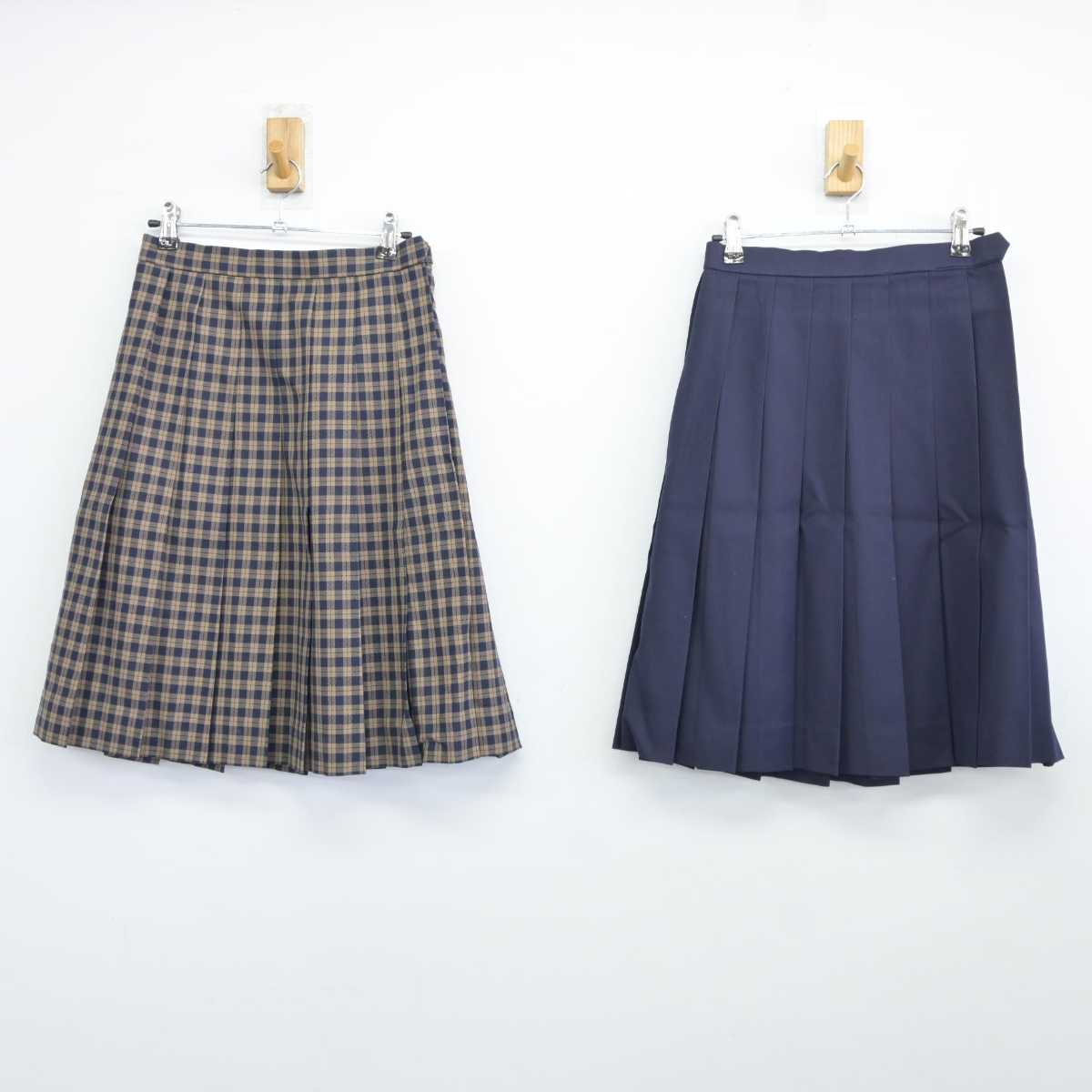 【中古】富山県 福光高等学校 女子制服 6点 (ブレザー・スカート) sf040238