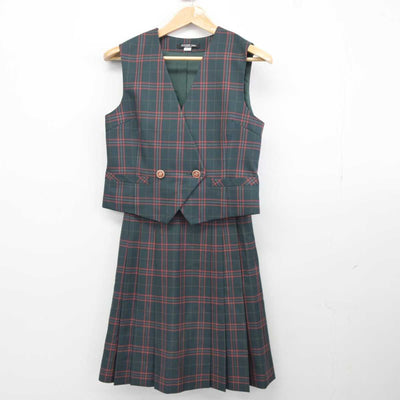 【中古】富山県 福野高等学校 女子制服 4点 (ブレザー・ベスト・スカート) sf040241