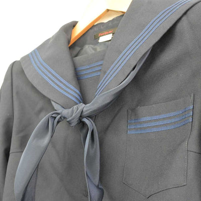 【中古】和歌山県 宇久井中学校 女子制服 2点 (セーラー服) sf040243