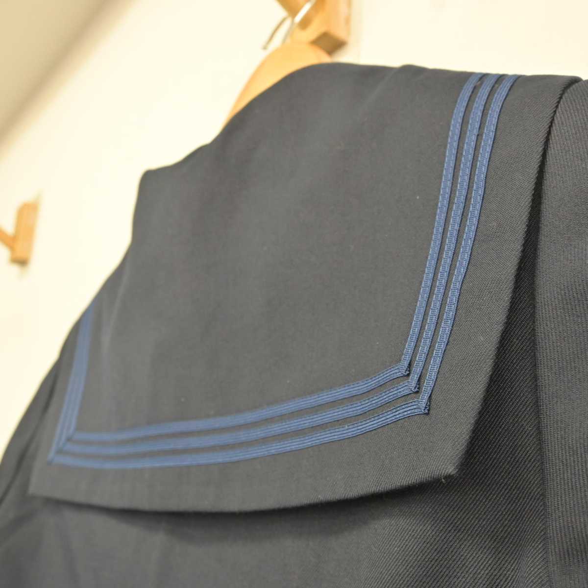 【中古】和歌山県 宇久井中学校 女子制服 2点 (セーラー服) sf040243