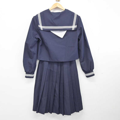 【中古】広島県 尾道北高等学校 女子制服 3点 (セーラー服・スカート) sf040248