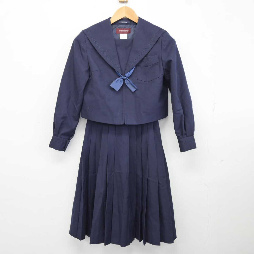 【中古】北海道 深堀中学校 女子制服 3点 (セーラー服・スカート) sf040251