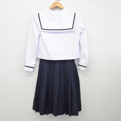 【中古】北海道 深堀中学校 女子制服 3点 (セーラー服・スカート) sf040252