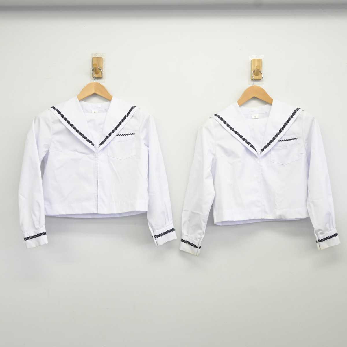 【中古】北海道 深堀中学校 女子制服 3点 (セーラー服・スカート) sf040252