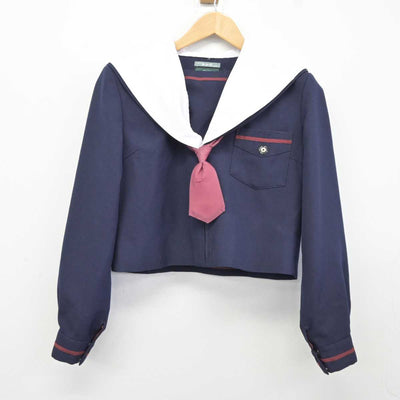 【中古】大阪府 摂陽中学校 女子制服 3点 (セーラー服・スカート) sf040257