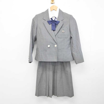 【中古】大阪府 四天王寺高等学校 女子制服 5点 (ブレザー・ニット・シャツ・スカート) sf040277