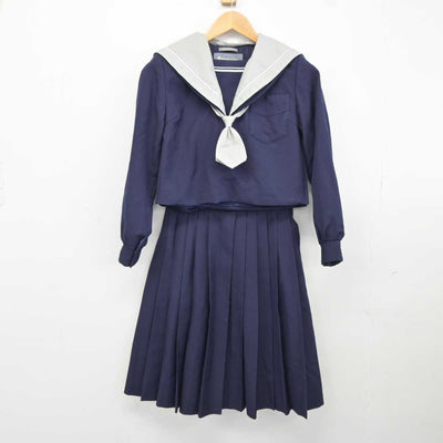 【中古】大阪府 四天王寺中学校 女子制服 3点 (セーラー服・スカート) sf040284