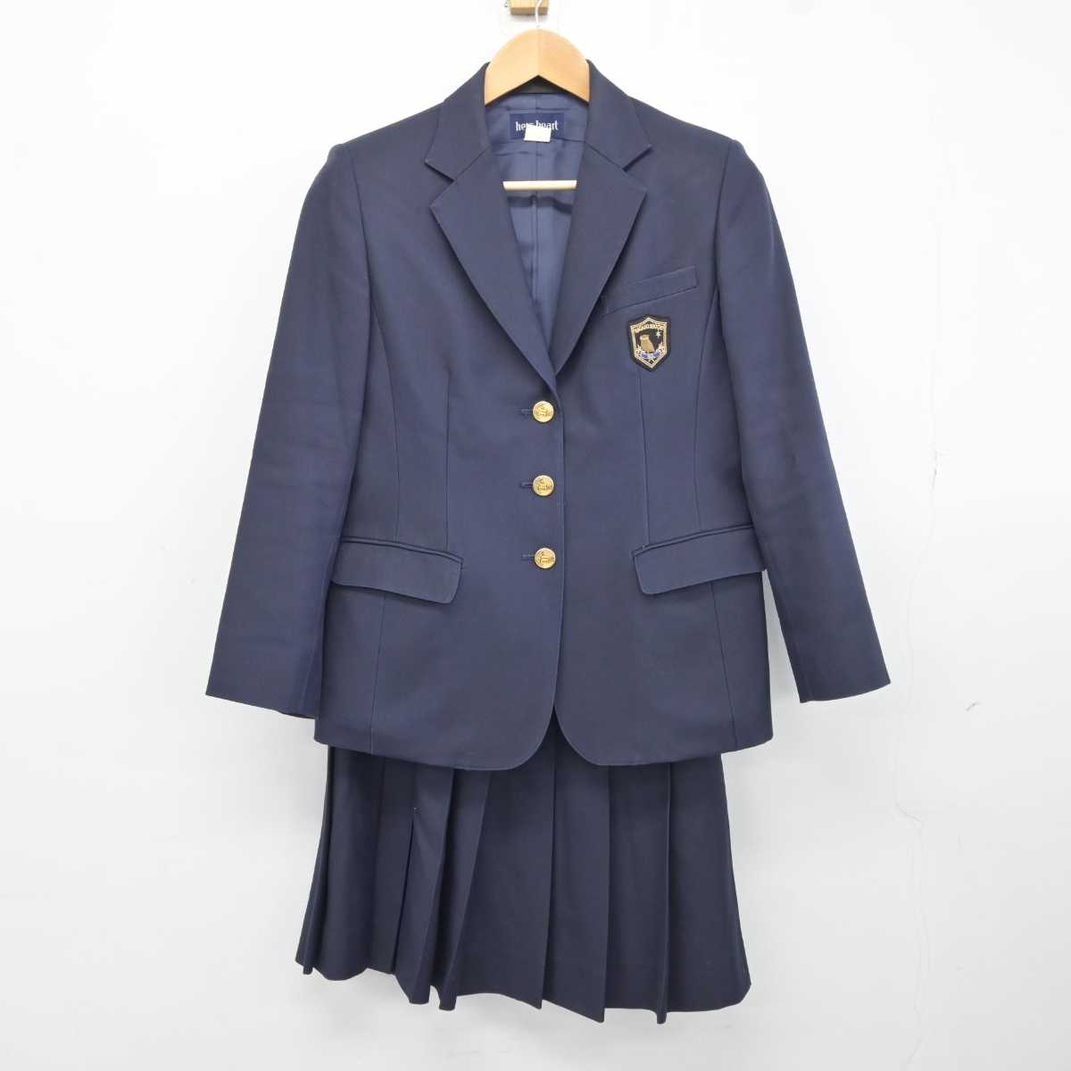 【中古】長野県 長野商業高等学校 女子制服 2点 (ブレザー・スカート) sf040286