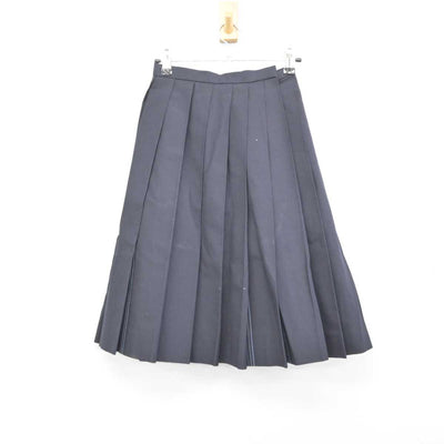 【中古】福岡県 中村学園女子高等学校 女子制服 2点 (ニットベスト・スカート) sf040290